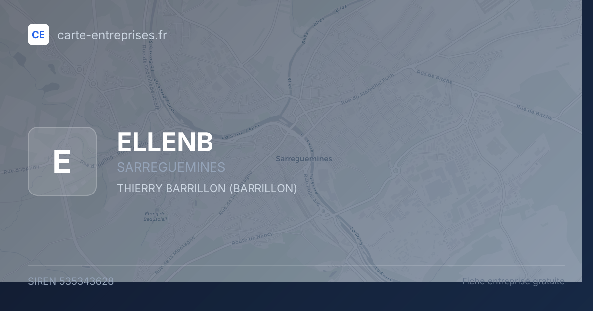 ELLENB — 535343628 — fiche entreprise