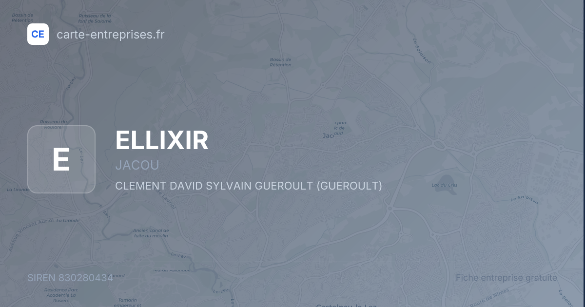 ELLIXIR — 830280434 — fiche entreprise