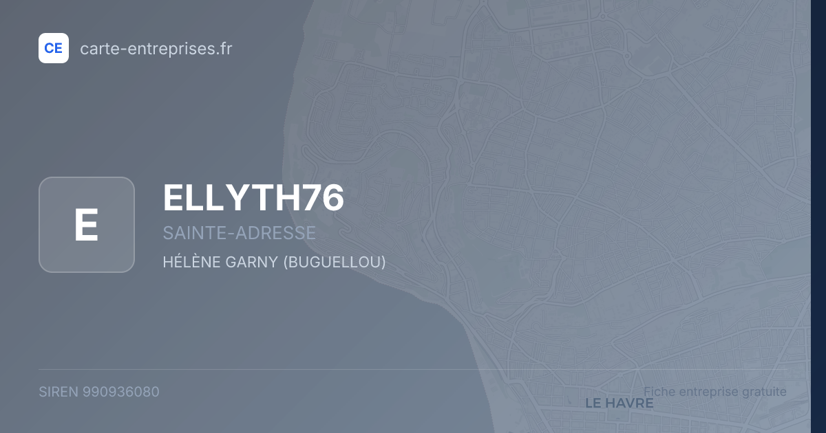 ELLYTH76 — 990936080 — fiche entreprise