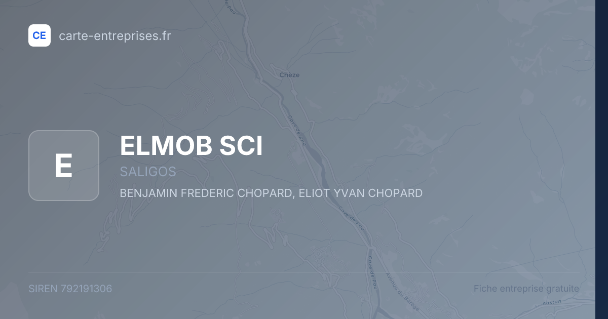 ELMOB SCI — 792191306 — fiche entreprise