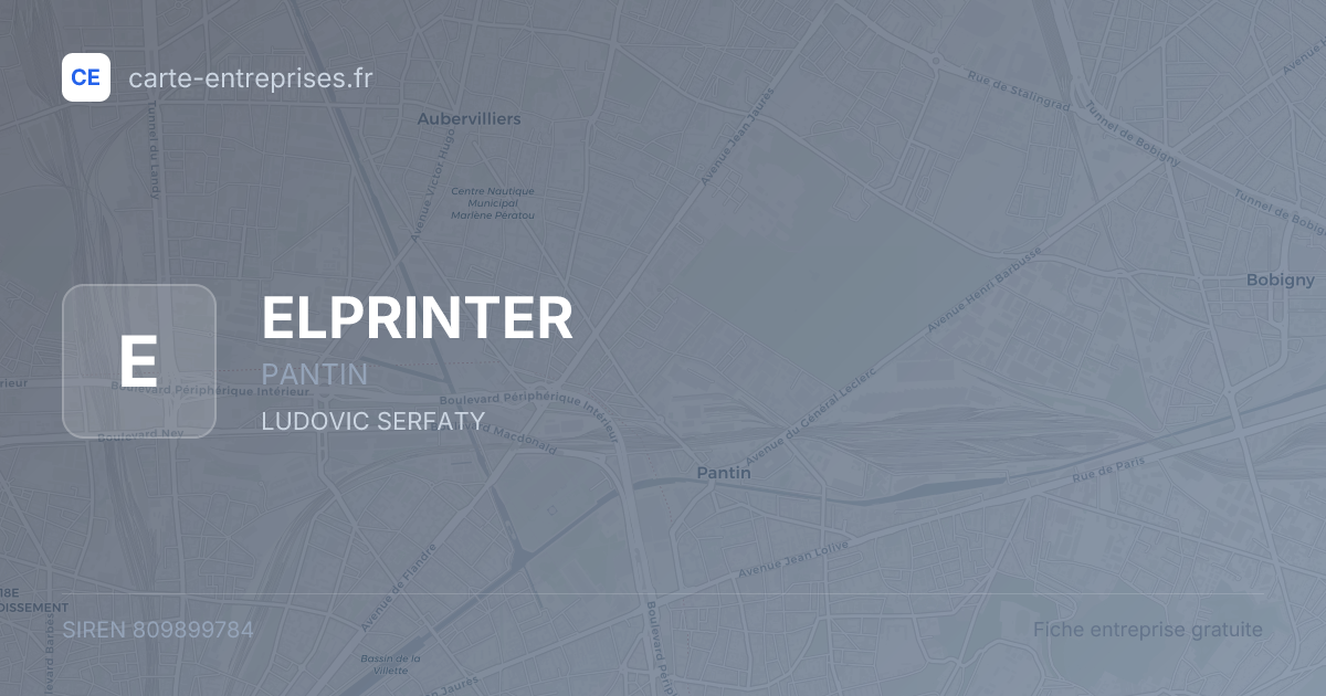 ELPRINTER — 809899784 — fiche entreprise