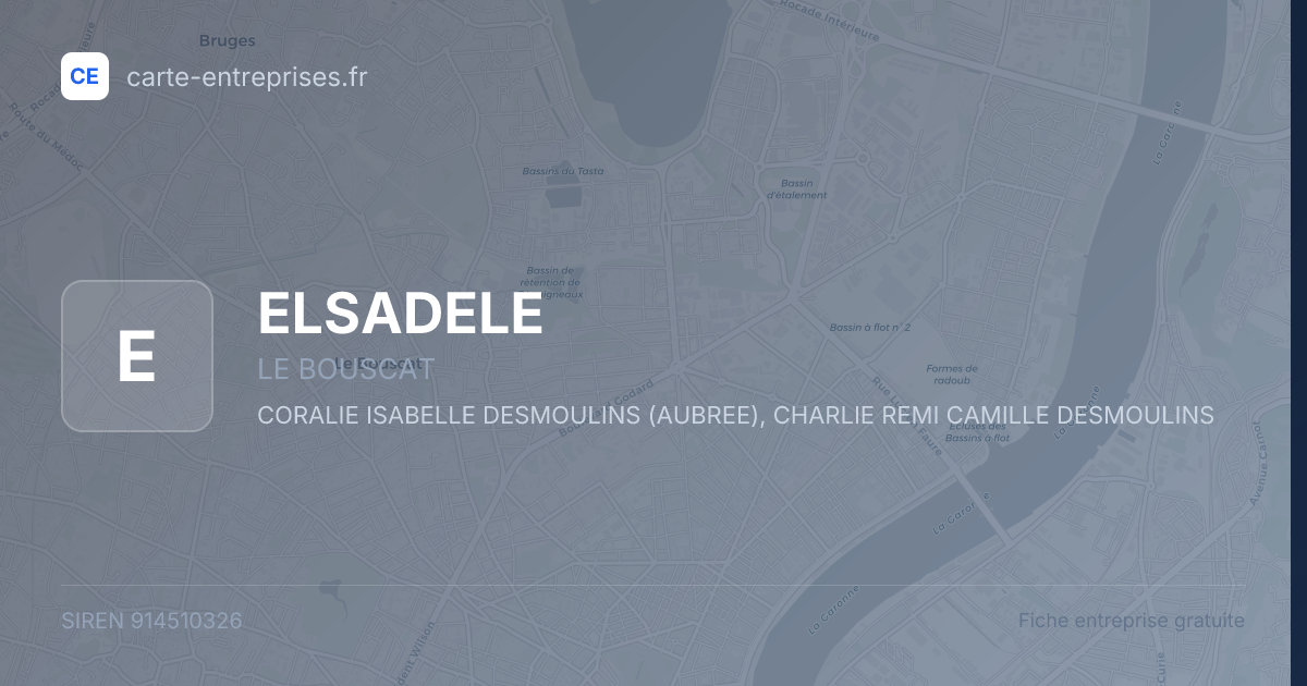 ELSADELE — 914510326 — fiche entreprise