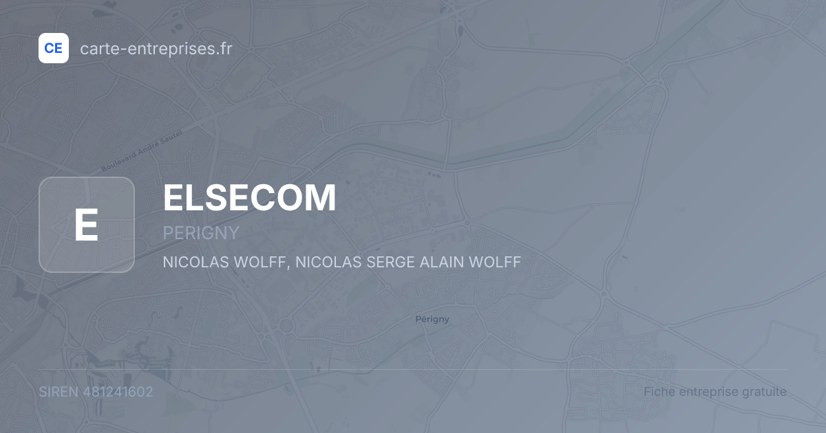 ELSECOM — 481241602 — fiche entreprise