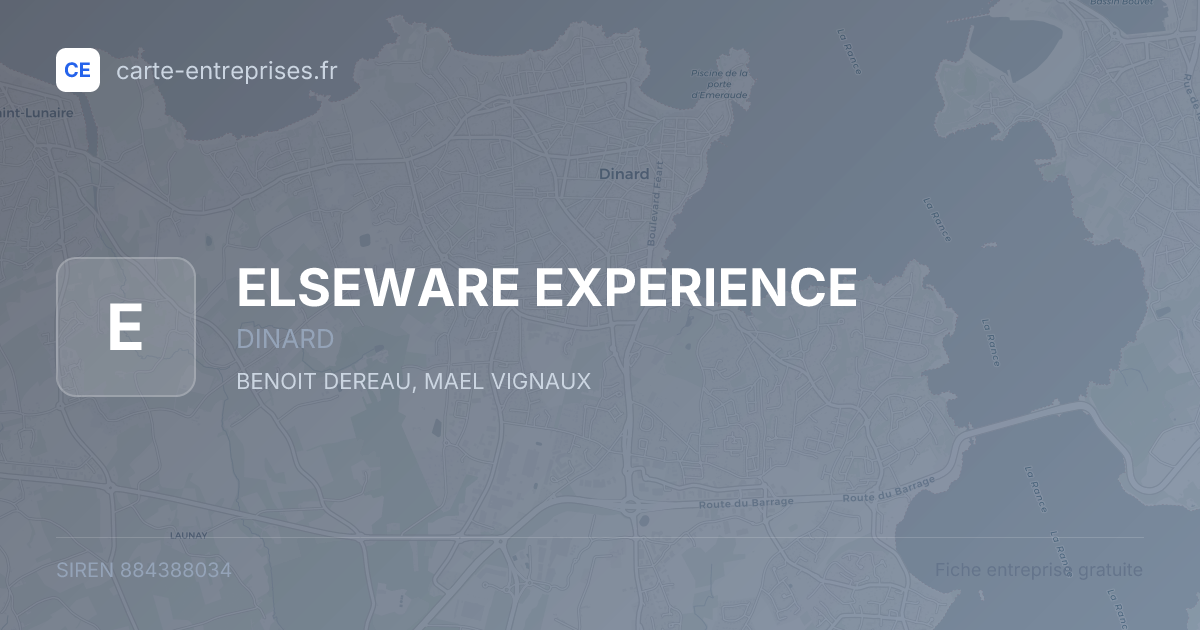 ELSEWARE EXPERIENCE — 884388034 — fiche entreprise