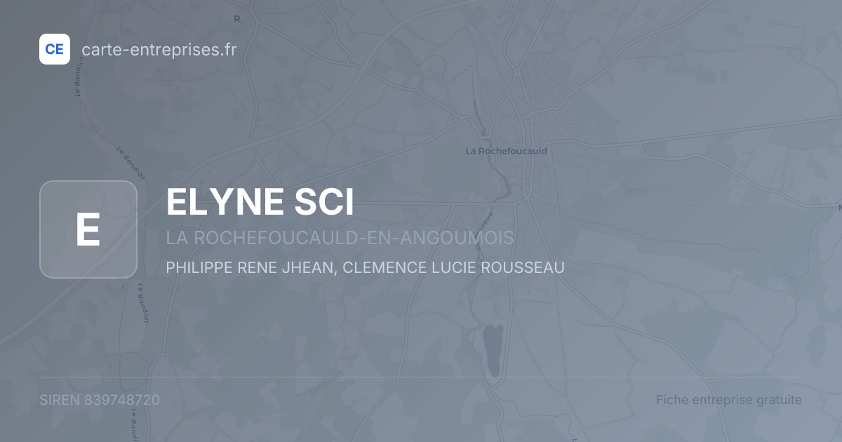 ELYNE SCI — 839748720 — fiche entreprise