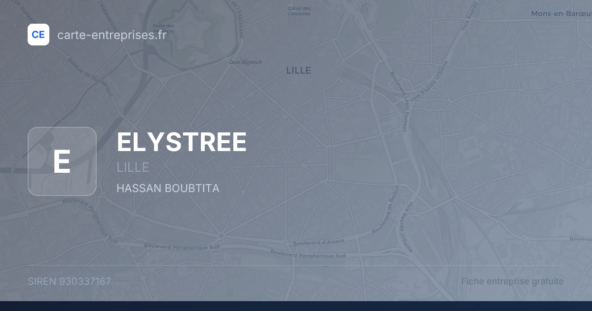 ELYSTREE — 930337167 — fiche entreprise
