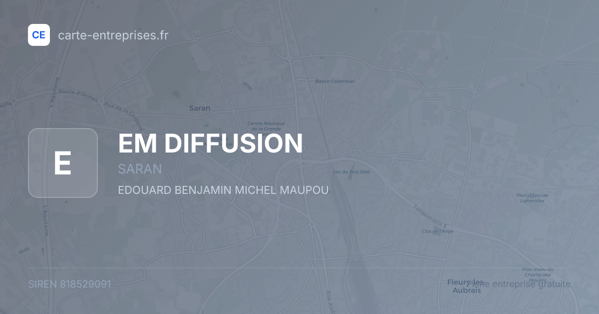 EM DIFFUSION — 818529091 — fiche entreprise