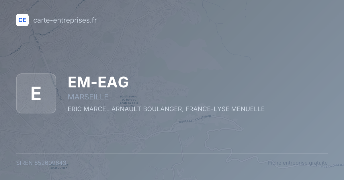EM-EAG — 852609643 — fiche entreprise