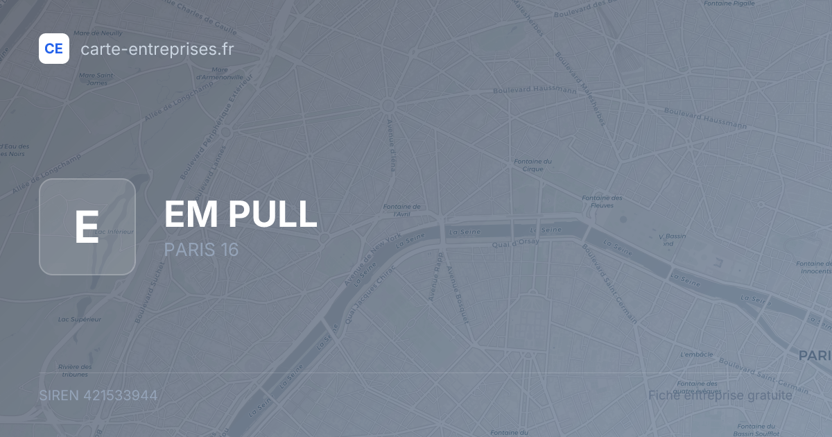 EM PULL — 421533944 — fiche entreprise