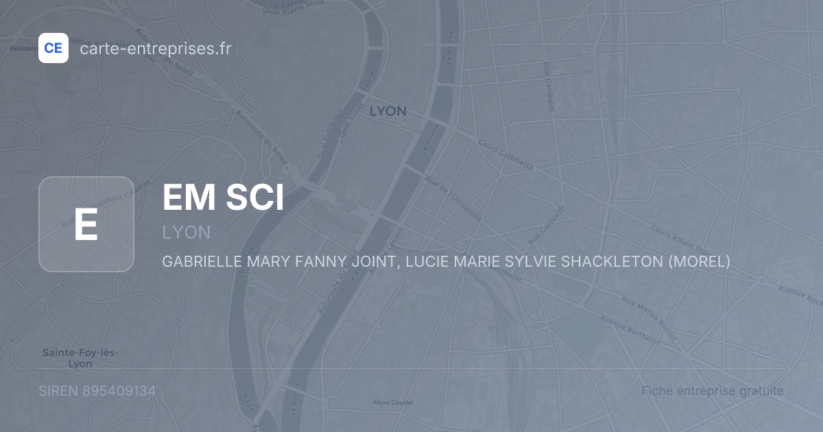 EM SCI — 895409134 — fiche entreprise