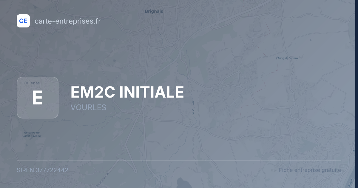EM2C INITIALE — 377722442 — fiche entreprise