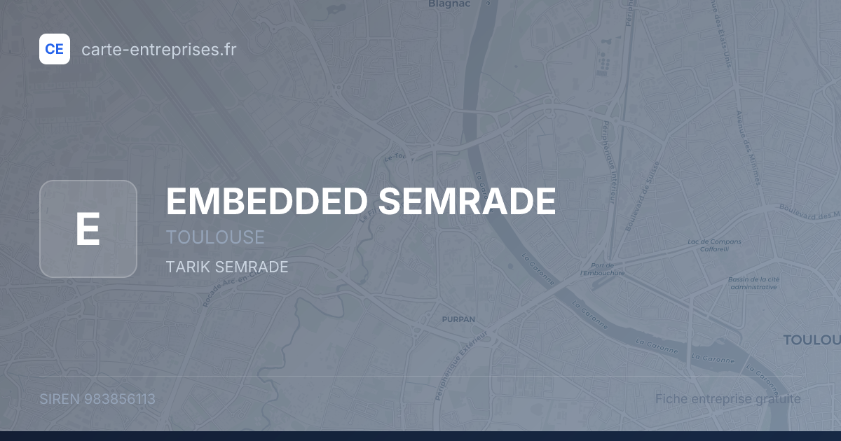 EMBEDDED SEMRADE — 983856113 — fiche entreprise