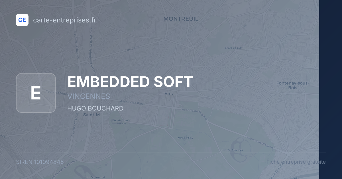 EMBEDDED SOFT — 101094845 — fiche entreprise