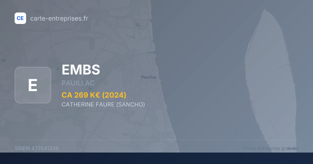EMBS — 477541346 — fiche entreprise