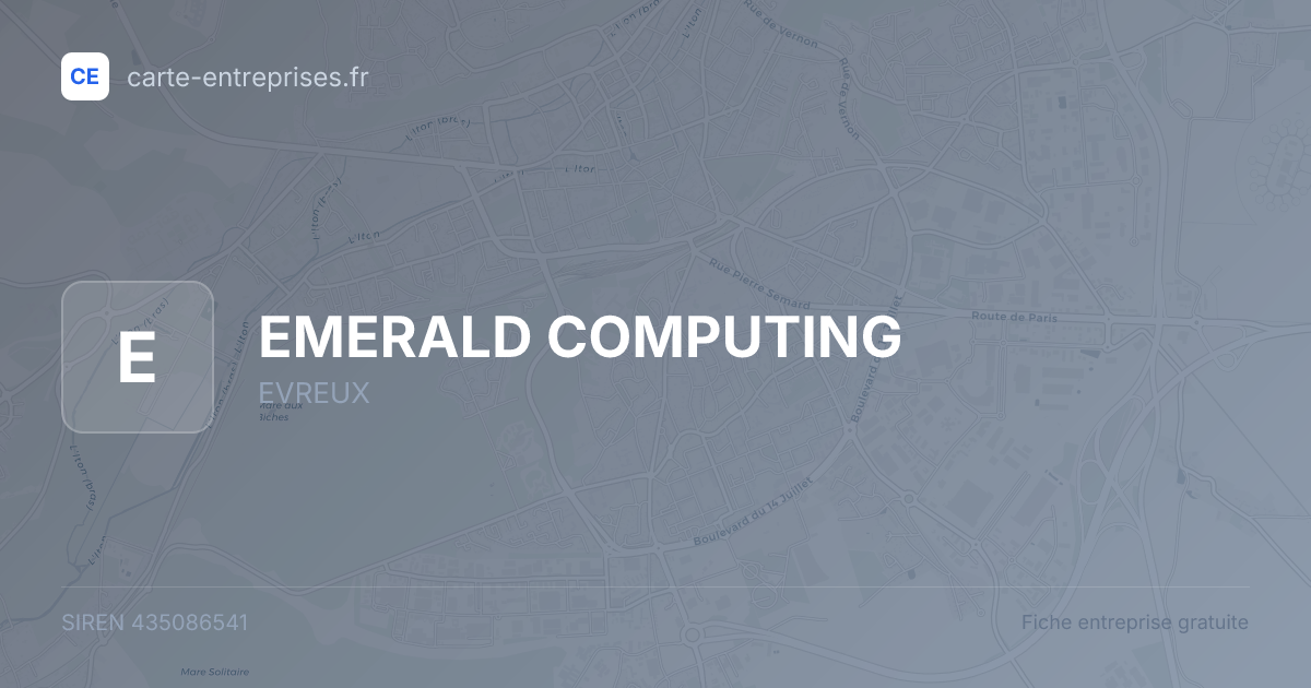 EMERALD COMPUTING — 435086541 — fiche entreprise