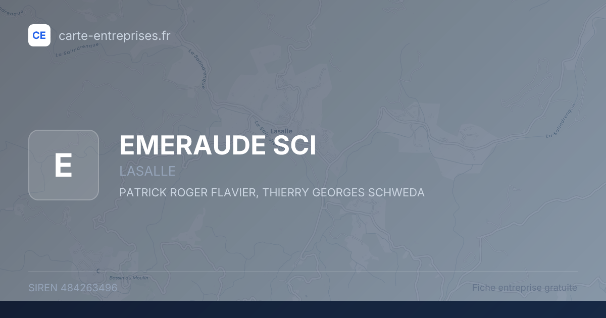 EMERAUDE SCI — 484263496 — fiche entreprise