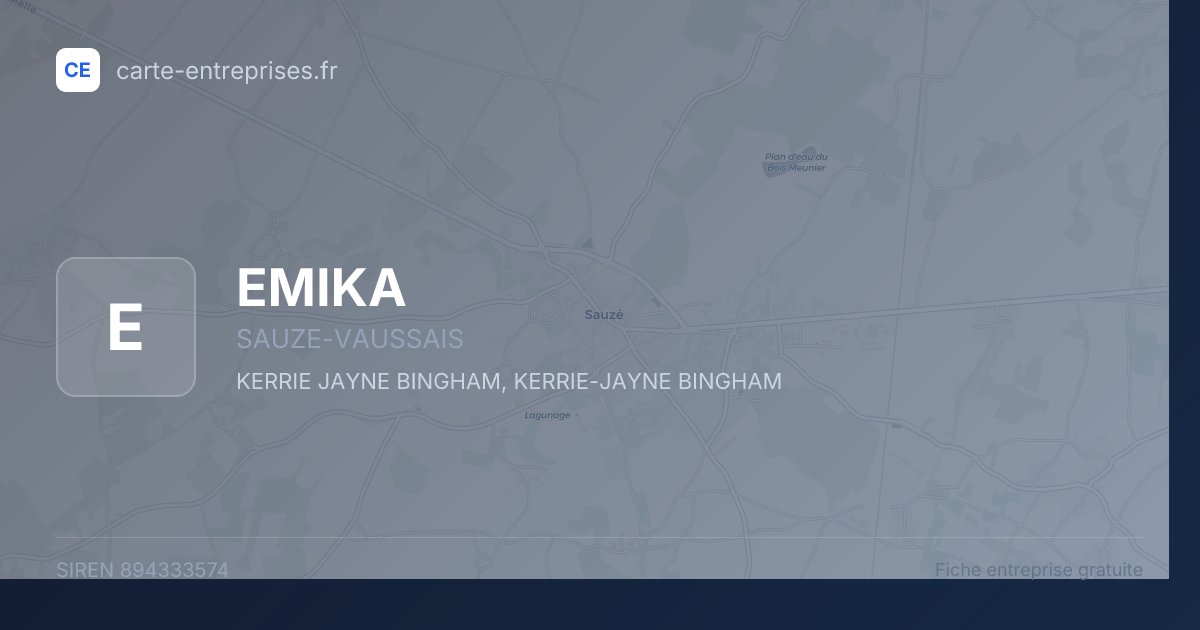 EMIKA — 894333574 — fiche entreprise