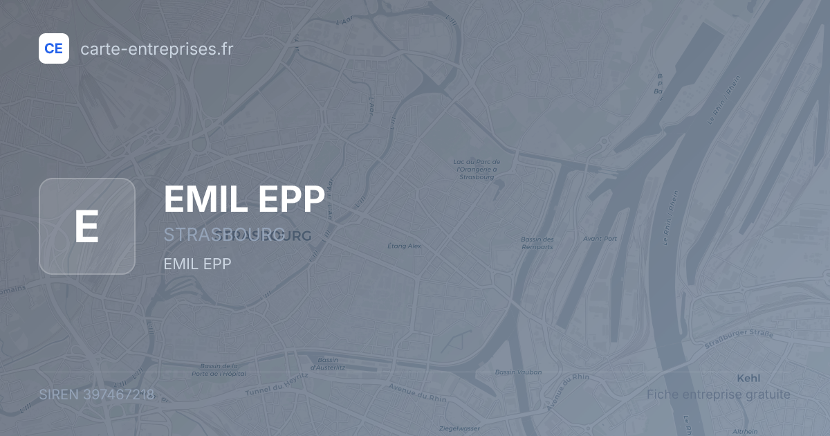 EMIL EPP — 397467218 — fiche entreprise