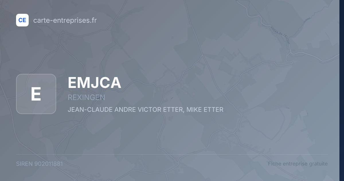EMJCA — 902011881 — fiche entreprise