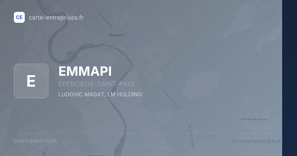 EMMAPI — 948472386 — fiche entreprise
