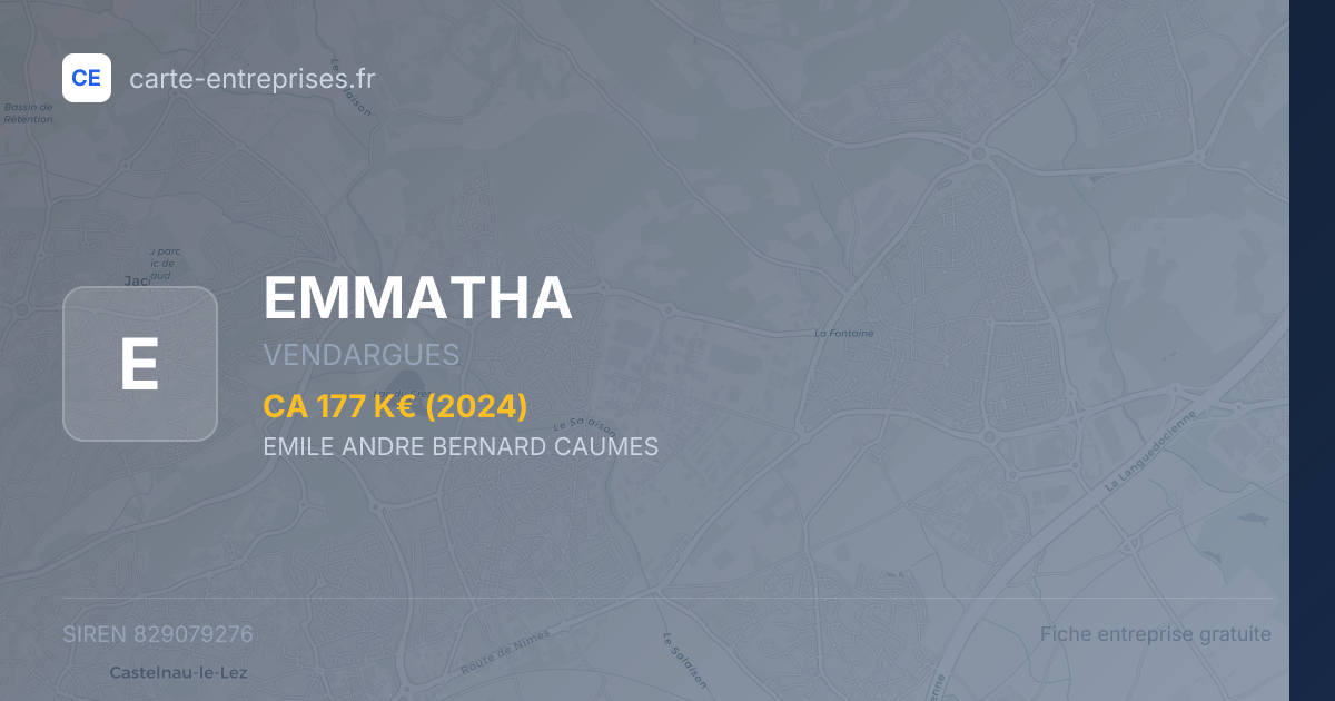 EMMATHA — 829079276 — fiche entreprise