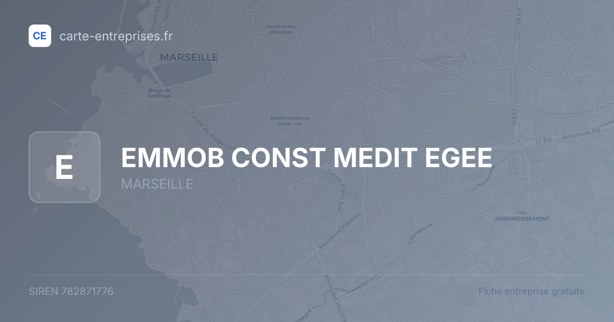 EMMOB CONST MEDIT EGEE — 782871776 — fiche entreprise