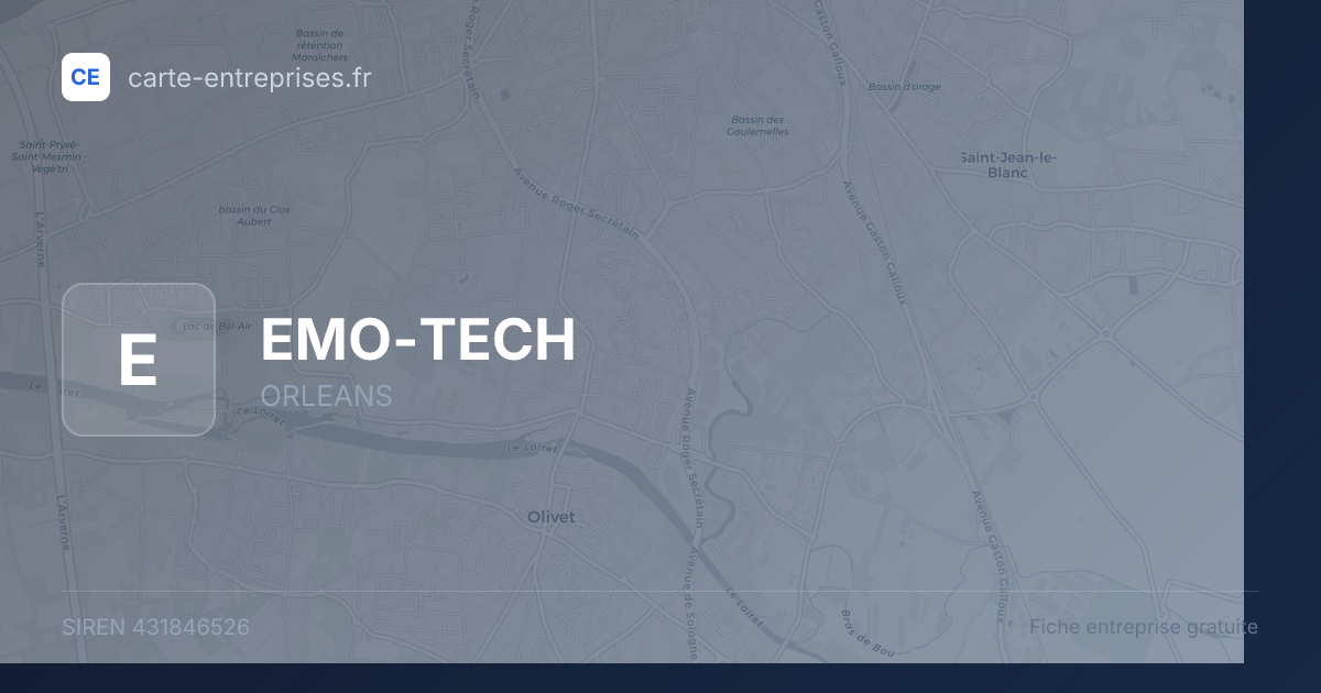 EMO-TECH — 431846526 — fiche entreprise
