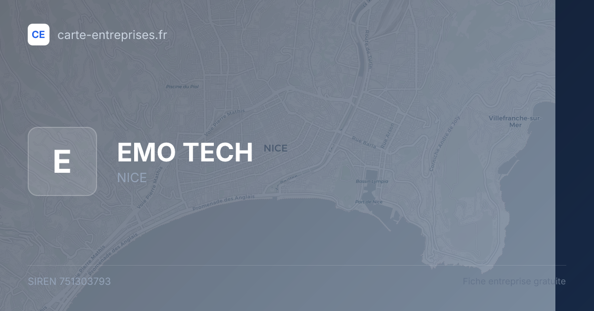 EMO TECH — 751303793 — fiche entreprise