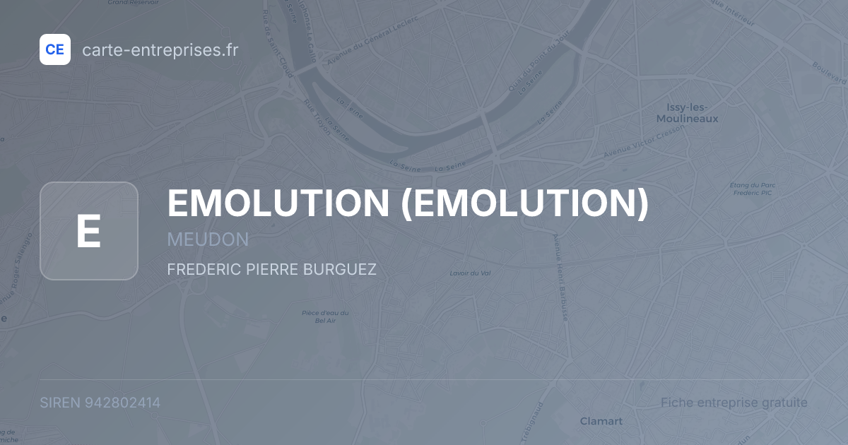 EMOLUTION — 942802414 — fiche entreprise