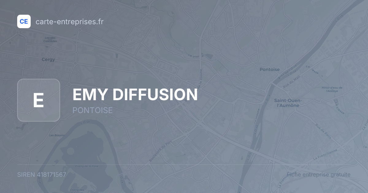 EMY DIFFUSION — 418171567 — fiche entreprise