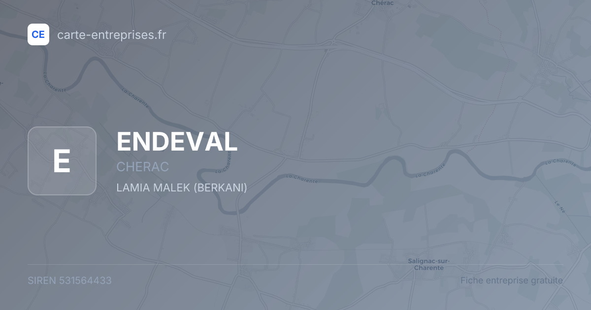 ENDEVAL — 531564433 — fiche entreprise