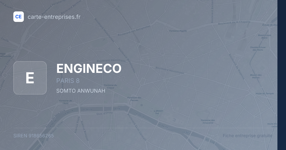 ENGINECO — 918656265 — fiche entreprise