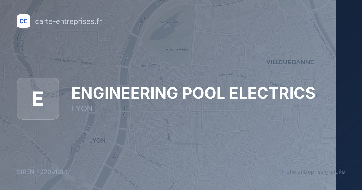 ENGINEERING POOL ELECTRICS — 422091314 — fiche entreprise