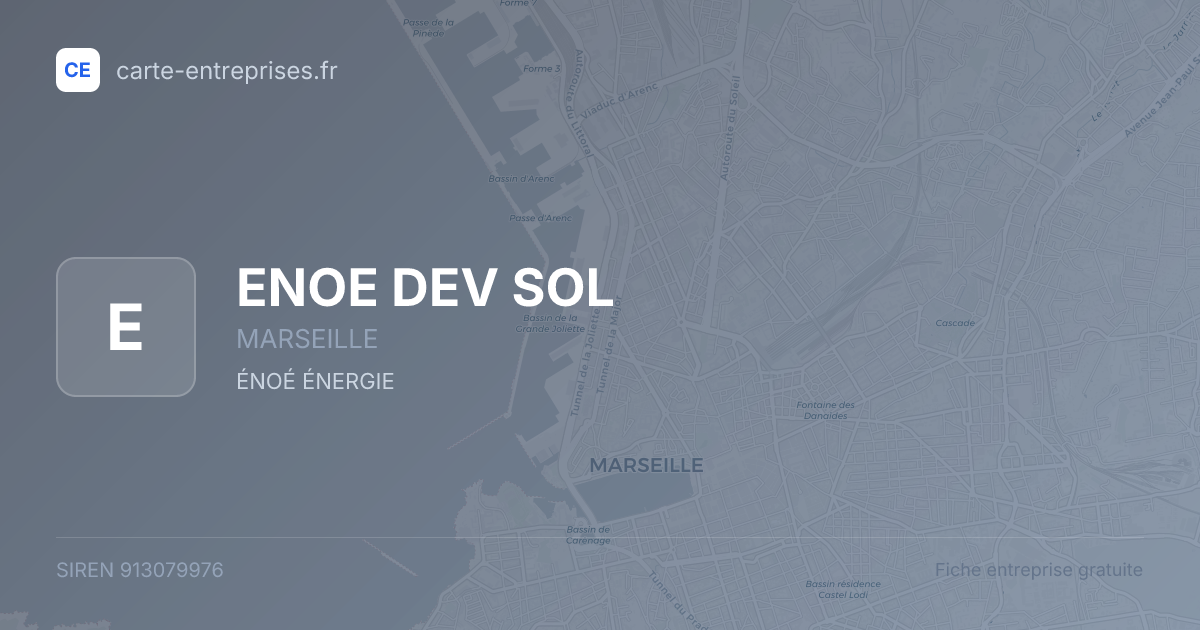 ENOE DEV SOL — 913079976 — fiche entreprise