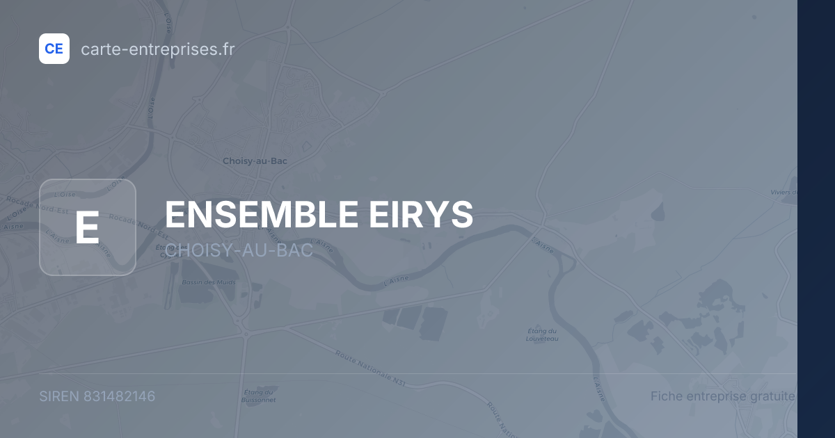 ENSEMBLE EIRYS — 831482146 — fiche entreprise
