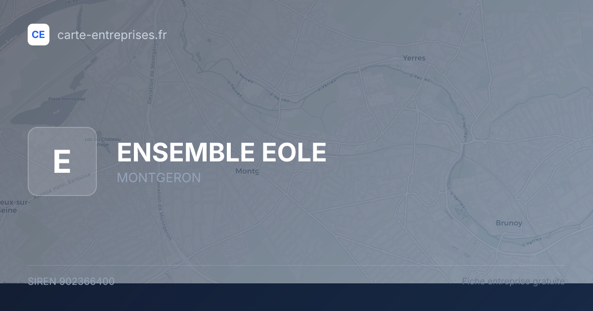 ENSEMBLE EOLE — 902366400 — fiche entreprise