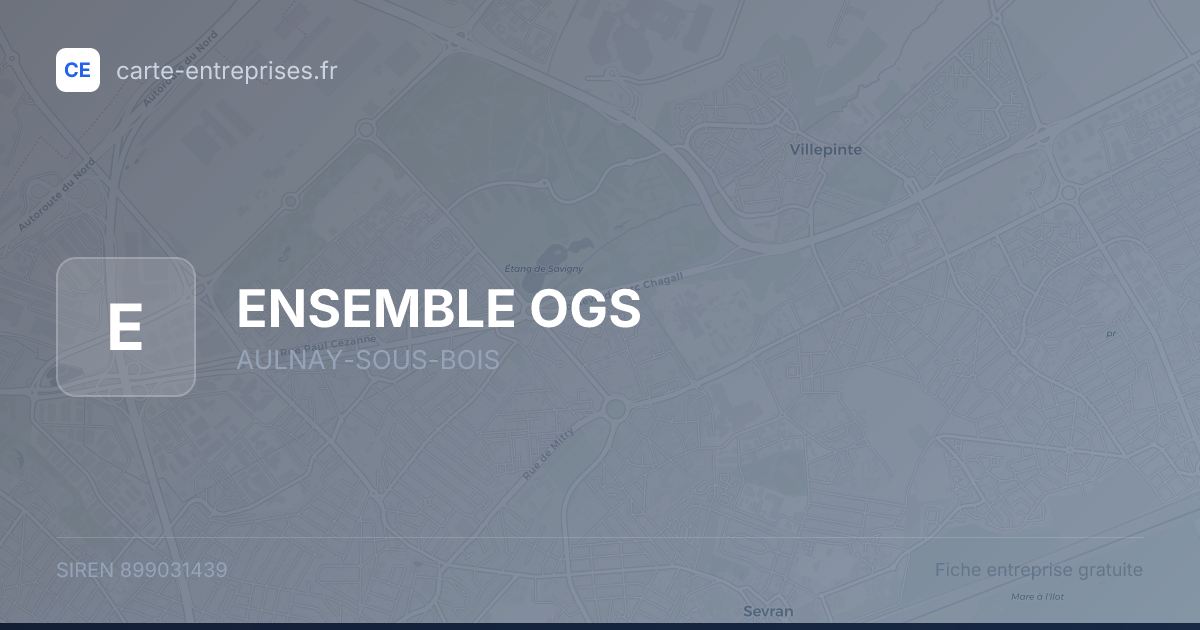 ENSEMBLE OGS — 899031439 — fiche entreprise