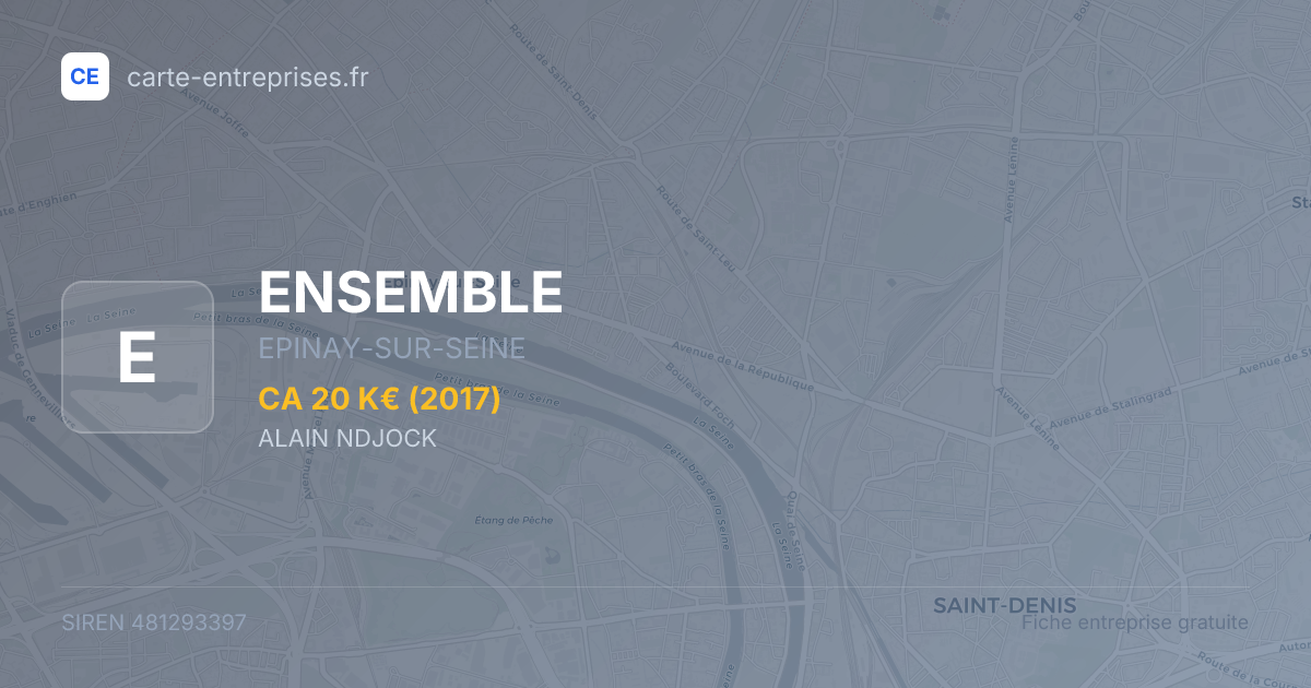 ENSEMBLE — 481293397 — fiche entreprise