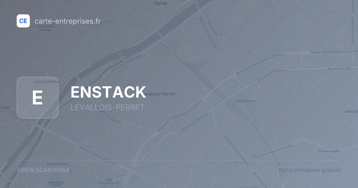 ENSTACK — 524409364 — fiche entreprise