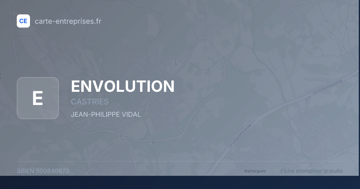 ENVOLUTION — 500840673 — fiche entreprise