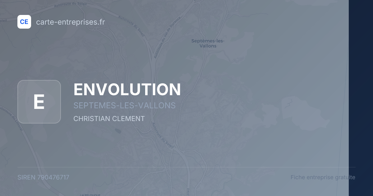 ENVOLUTION — 790476717 — fiche entreprise