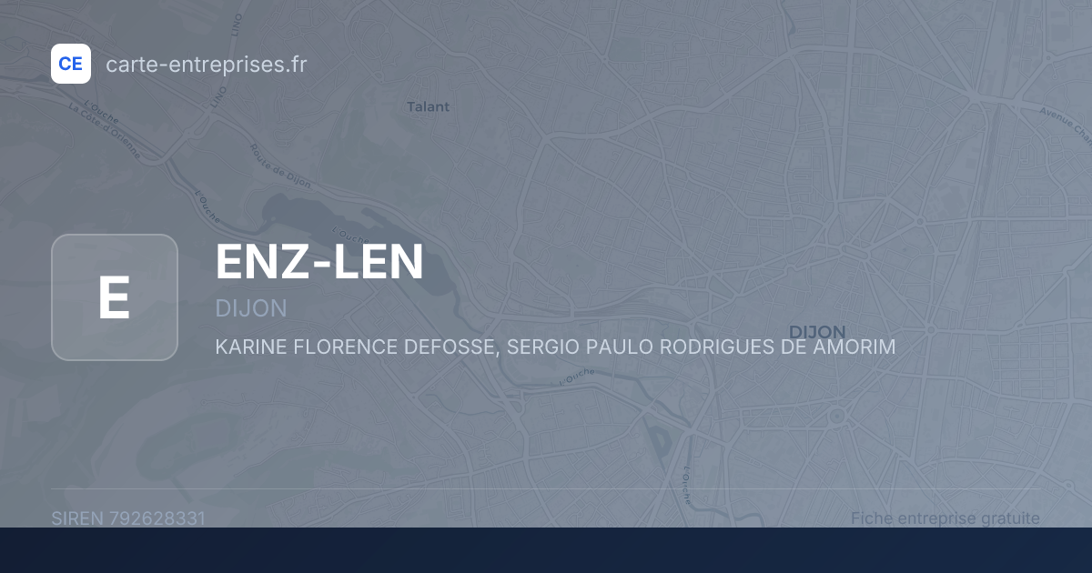 ENZ-LEN — 792628331 — fiche entreprise
