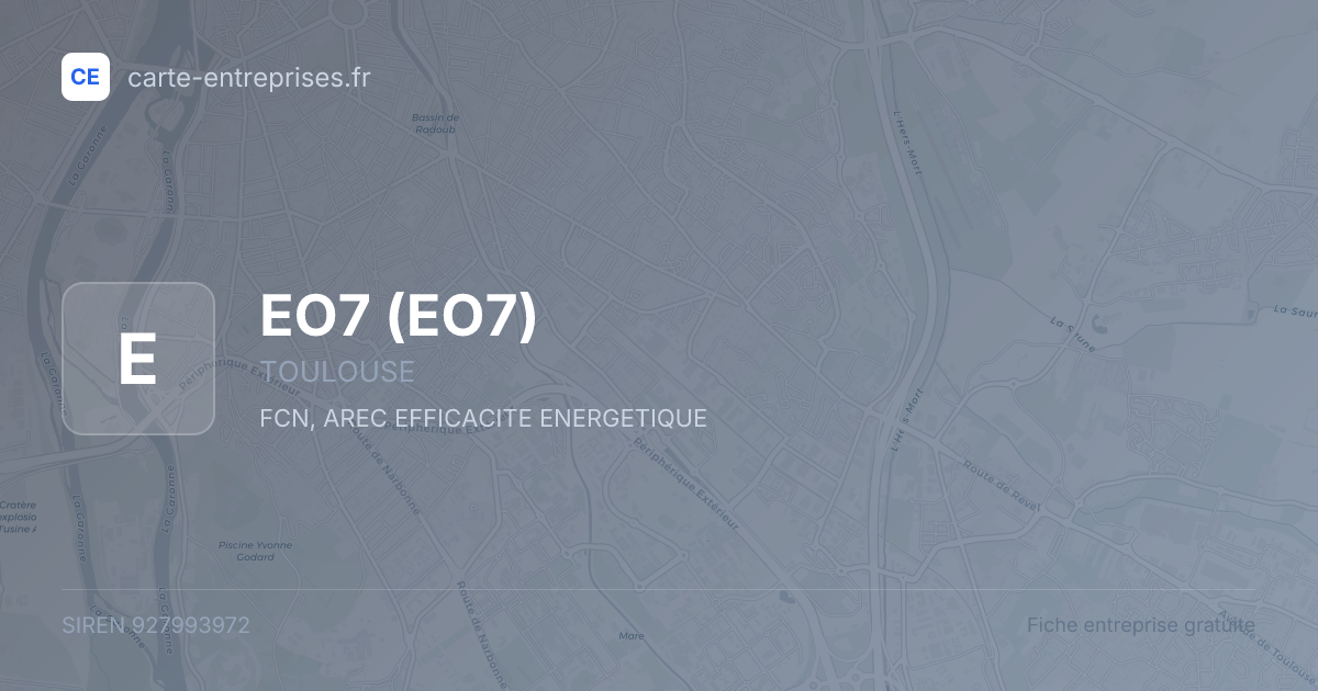 EO7 — 927993972 — fiche entreprise