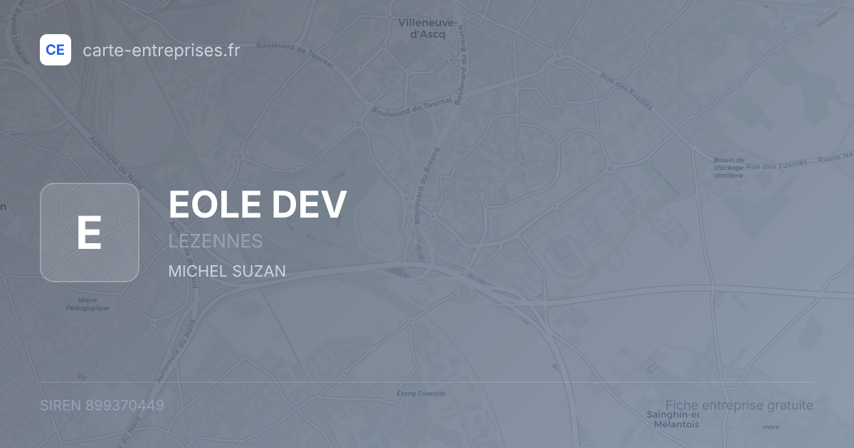 EOLE DEV — 899370449 — fiche entreprise