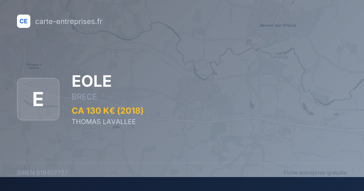 EOLE — 819407727 — fiche entreprise