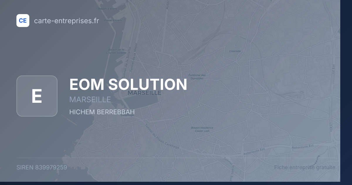 EOM SOLUTION — 839979259 — fiche entreprise