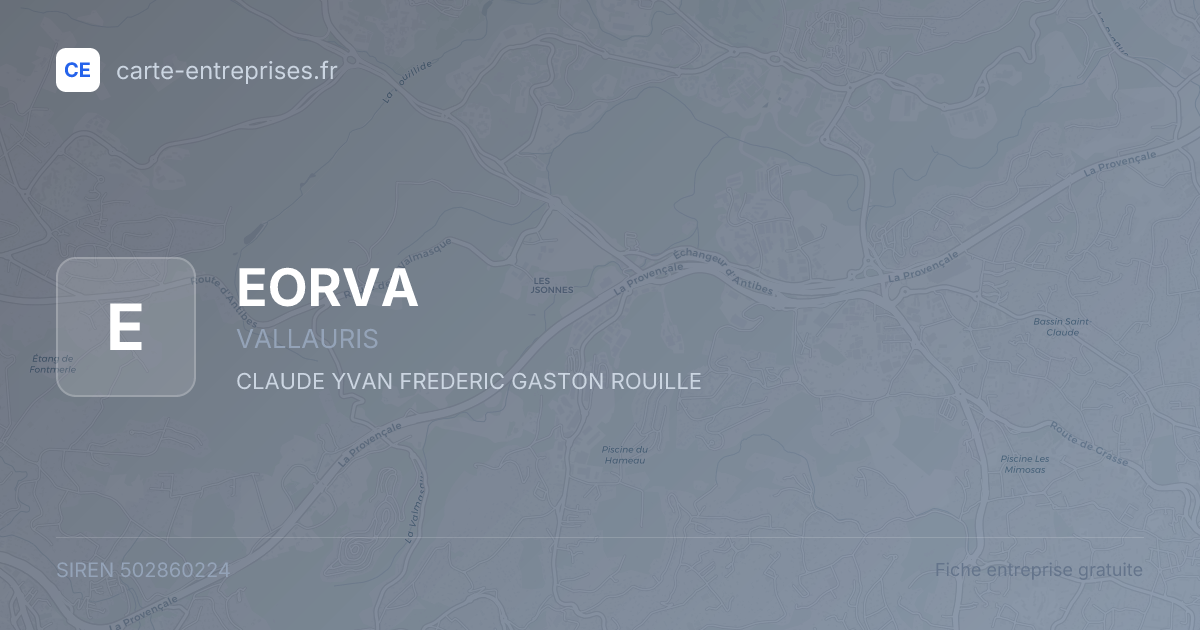 EORVA — 502860224 — fiche entreprise
