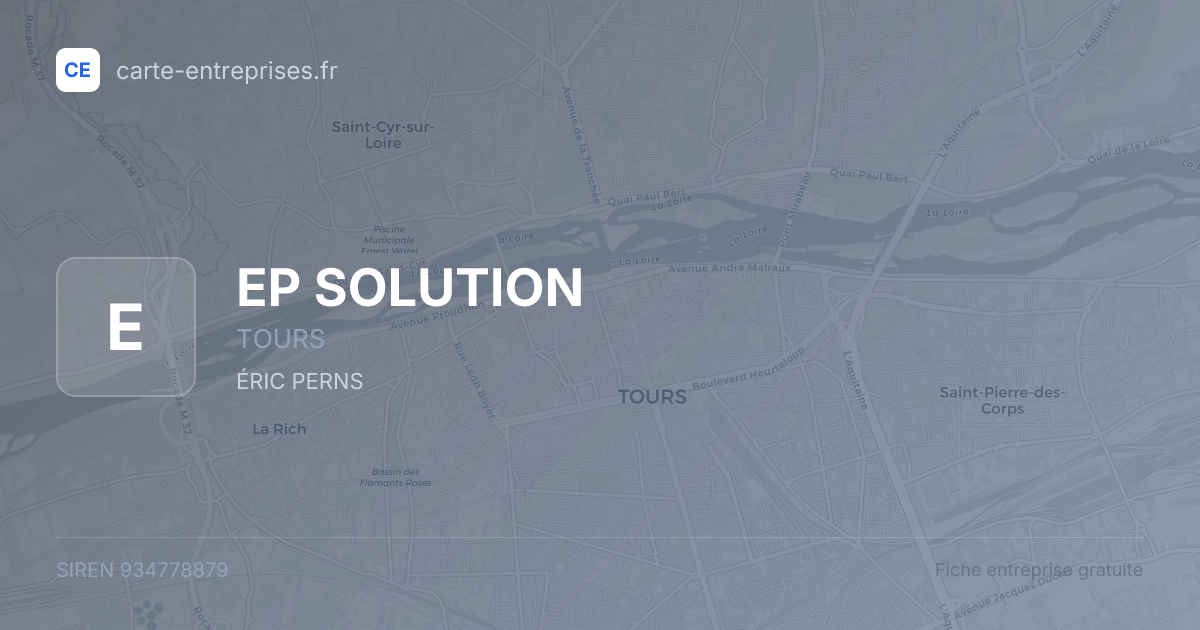 EP SOLUTION — 934778879 — fiche entreprise