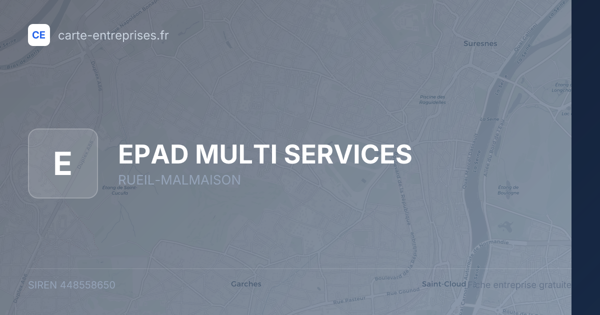 EPAD MULTI SERVICES — 448558650 — fiche entreprise