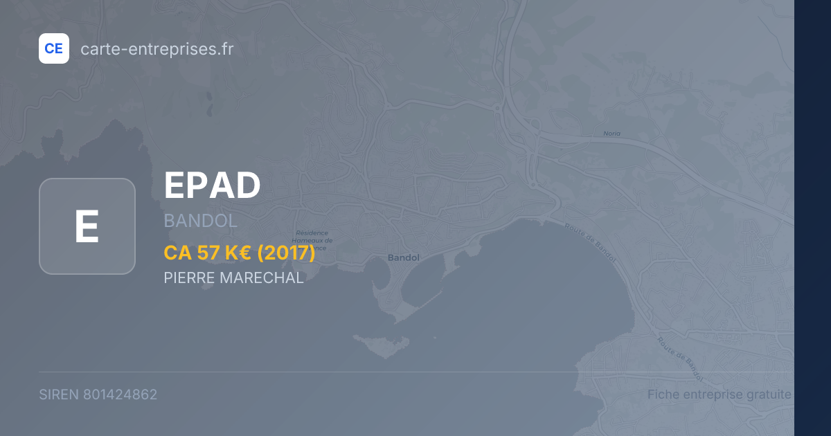 EPAD — 801424862 — fiche entreprise